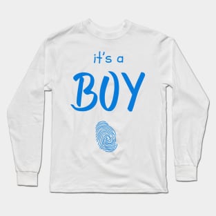 proud new mom,dad its a boy shirt "  Its A Boy Pregnancy  " Neowestvale Long Sleeve T-Shirt